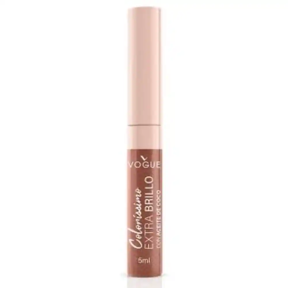 Labial Vogue Coloríssimo Extra Brillo En El Tono Playa 5ml