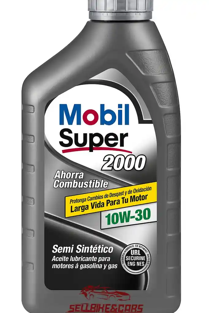 Aceite Carro 10w-30 Mobil Super 2000