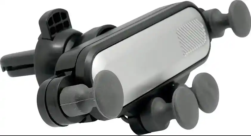 Holder Celular Para Auto Rejilla De Aire – Antideslizante, Giratorio 360°, Compatible Con Android Y Iphone – Seguro Y Resistente