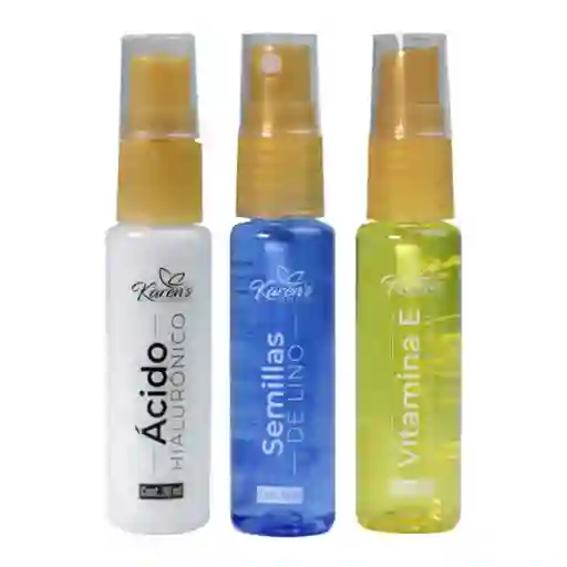 Ampolletas X3 Unid (vitamina E + Semillas Lino +acido Hialuronico) Karen`s