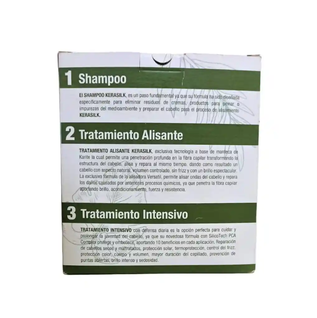 Versatil, Tratamiento Alisante (kerassilk Sobres)
