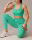 Conjunto Deportivo Turquesa (legging Y Top)
