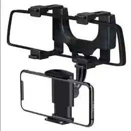 Base Soporte Celular Para Retrovisor De Carro, Ajuste Universal, Conducción Segura Sin Distracción