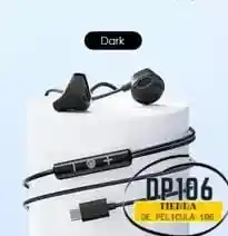Audifonos Tipo C Negros Calidad Hd