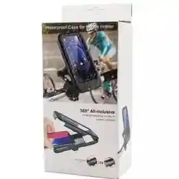 Soporte De Celular Con Estuche Impermeable Y Giro 360° Para Moto Y Bicicleta