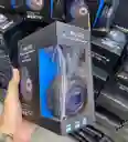 Negro/azul Sonido Potente Sin Cables! Audífonos N65bt Con Bluetooth 3.0, Pantalla Led, Radio Fm, Lector Micro Sd Y Entrada Auxiliar