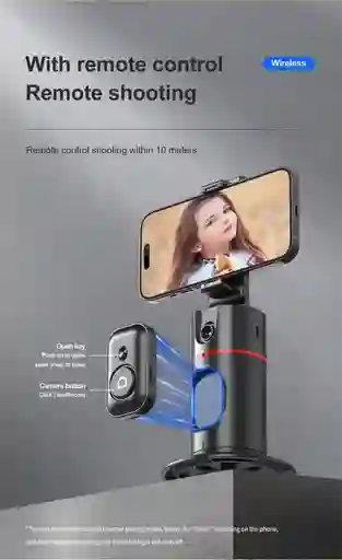 ¡haz Que Tus Videos Brillen! Trípode Con Luz Led, Seguimiento Facial Y Control Por Gestos – Ideal Para Creadores, Vlogs, Selfies Y Más
