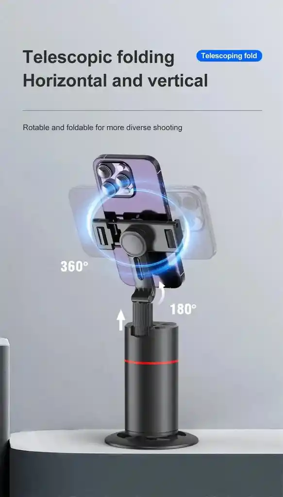 ¡haz Que Tus Videos Brillen! Trípode Con Luz Led, Seguimiento Facial Y Control Por Gestos – Ideal Para Creadores, Vlogs, Selfies Y Más