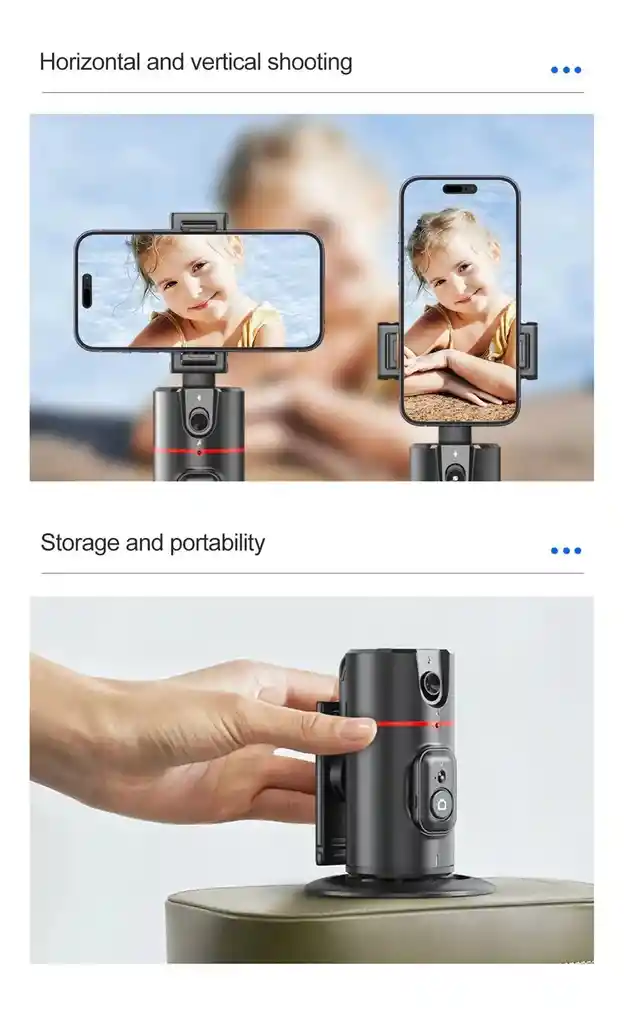 ¡haz Que Tus Videos Brillen! Trípode Con Luz Led, Seguimiento Facial Y Control Por Gestos – Ideal Para Creadores, Vlogs, Selfies Y Más