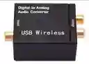 Convertidor De Audio Digital A Analógico Bluetooth+cable Ópt