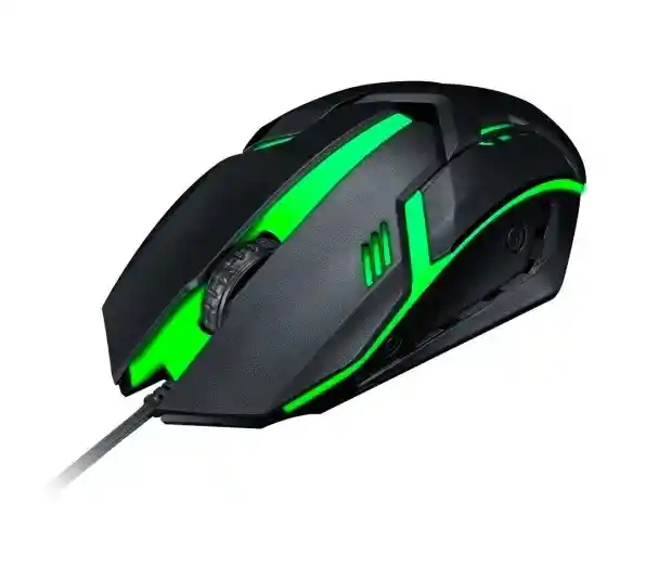 Mouse Gamer Óptico M20 Yelandar Con Luz Rgb, Cable Usb De 1.5m, 3000 Dpi Y Diseño Ergonómico Ideal Para Gamers Y Home Office