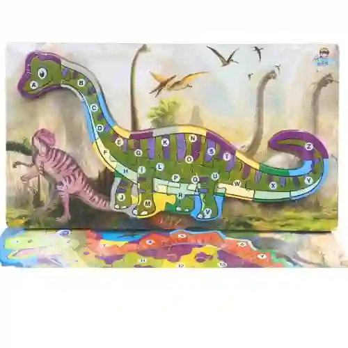 Rompecabezas Didactico - Corythosaurus Abecedario, Grande
