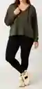 Sudadera Hoodie Oversize Gris Ceniza Luxe