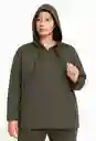 Sudadera Hoodie Oversize Gris Ceniza Luxe