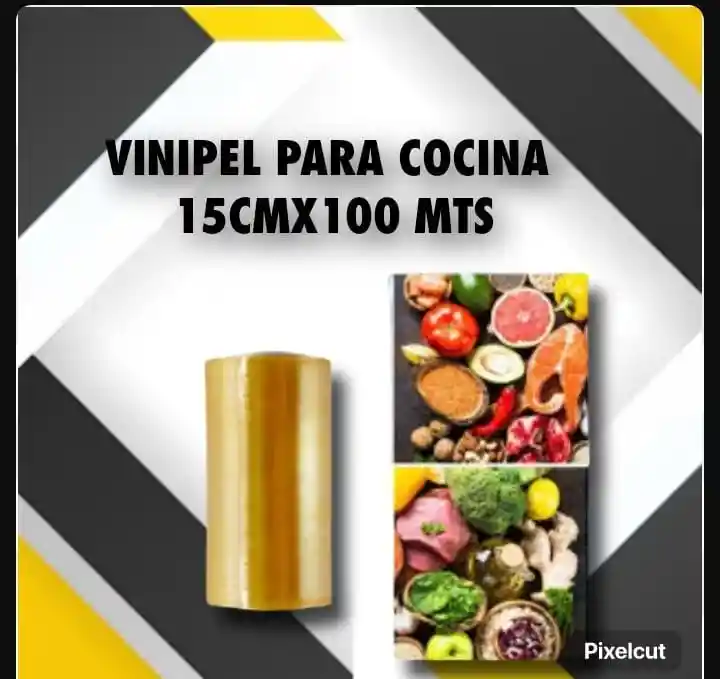 Vinipel De Alimentos-cocina 15cmx100mtrs-empaque