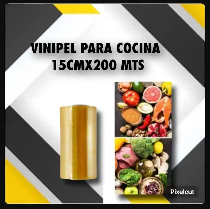 Vinipel De Alimentos-cocina 15cmx200mtrs-empaque