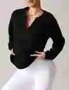 Sweater Minimalista Noir Sofisticado