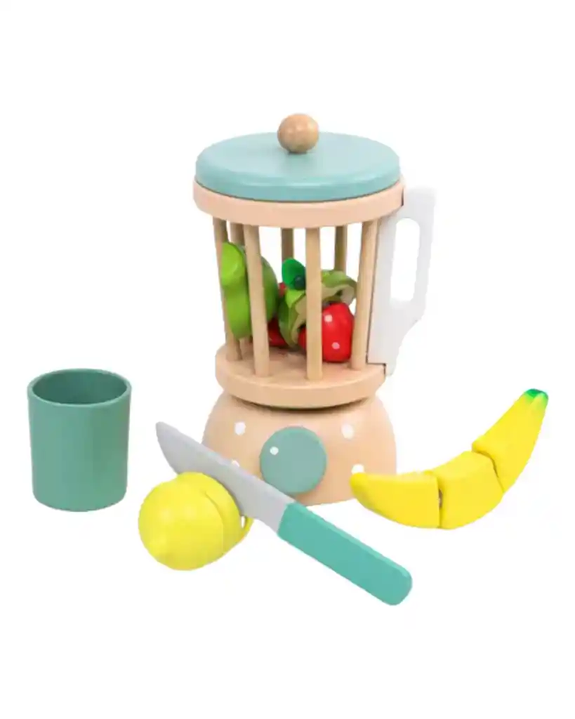 Set De Juguete De Licuadora Y Frutas