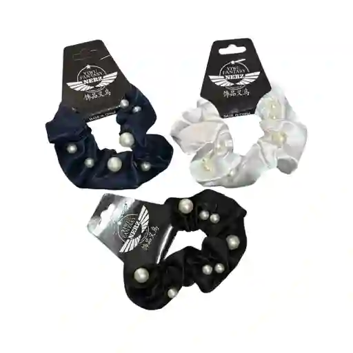 Bamba En Satin Con Perlas