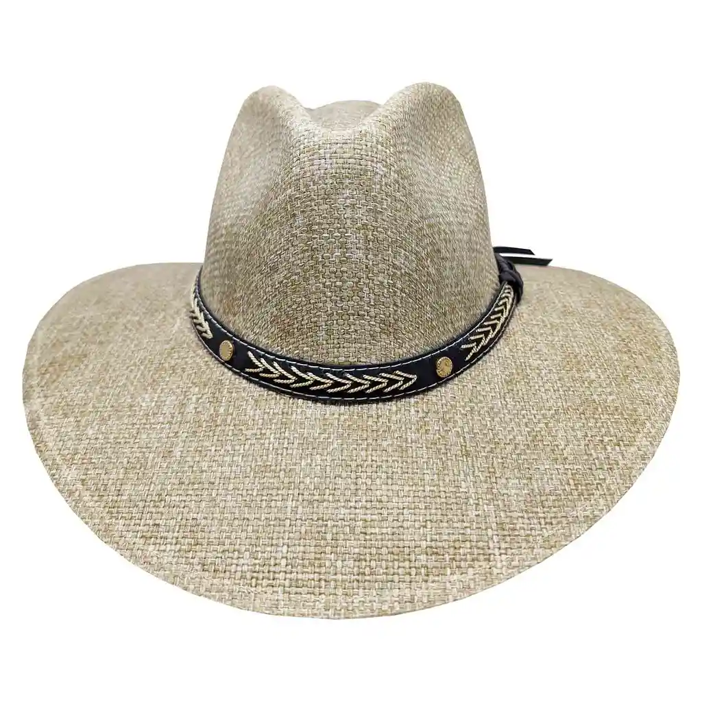 Sombrero Aguadeño Tradicional Paisa Panama Playa Hombre Mujer Blanco Talla 4/m - 55 Cm
