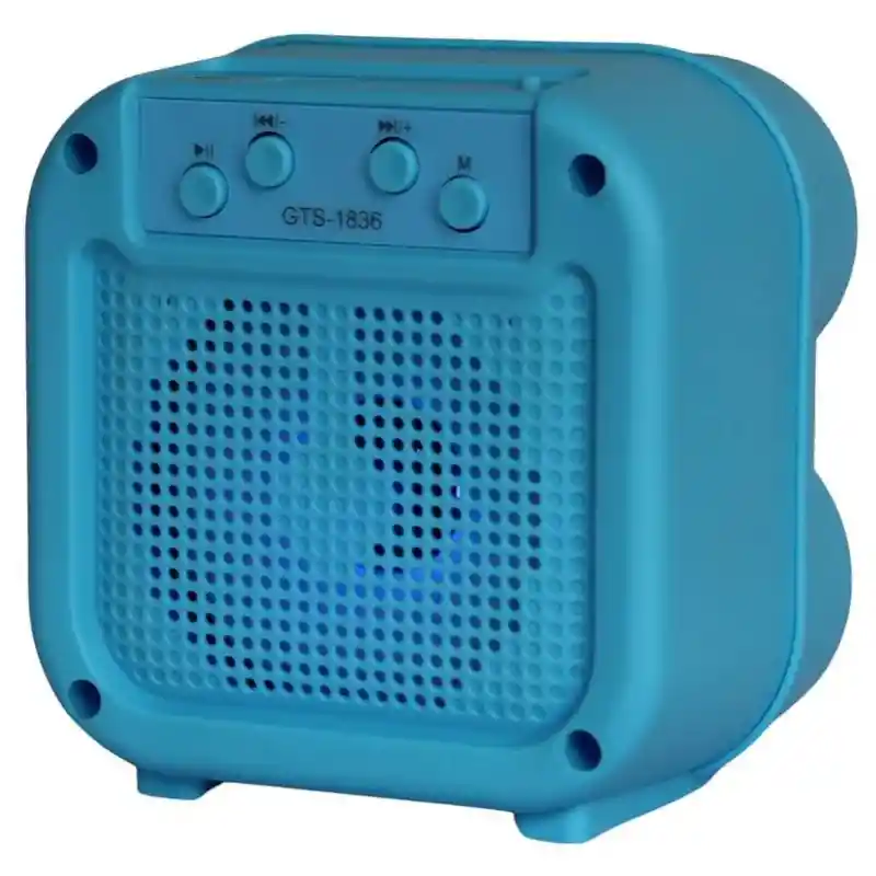 Parlante Bluetooth Greatnice Gts-1836 Colorido, Compacto Y Con Excelente Sonido