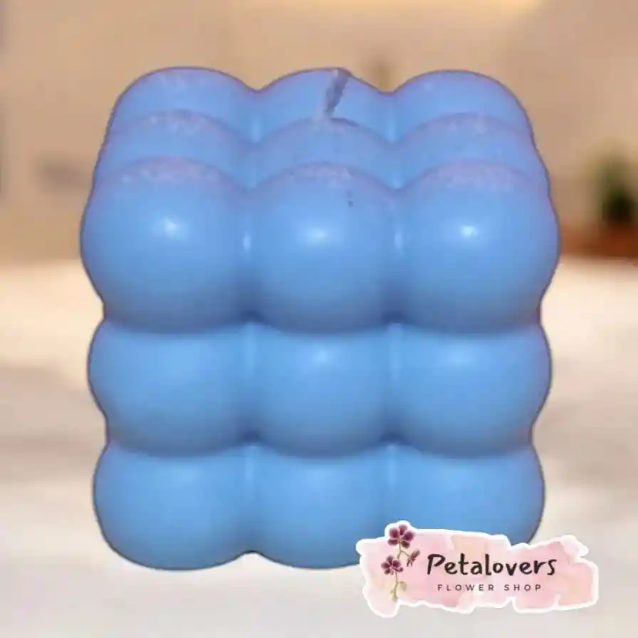 Velas Cubo Azul