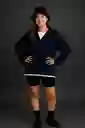 Sudadera Oversize Azul Noche Urbano