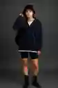 Sudadera Oversize Azul Noche Urbano