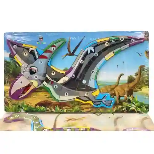 Rompecabezas Didactico - Pteranodon Numeros, Grande