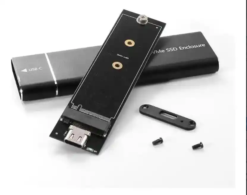 Caja Externa Case Ssd Disco Solido Usb 3.0 Nvme M.2 M2 Color Negro