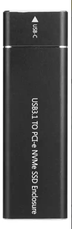 Caja Externa Case Ssd Disco Solido Usb 3.0 Nvme M.2 M2 Color Negro