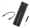Caja Externa Case Ssd Disco Solido Usb 3.0 Nvme M.2 M2 Color Negro