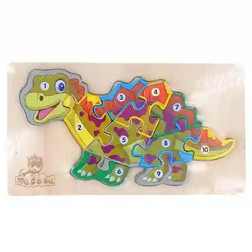 Rompecabezas Didactico - Stegonsaurus Numeros, Pequeño