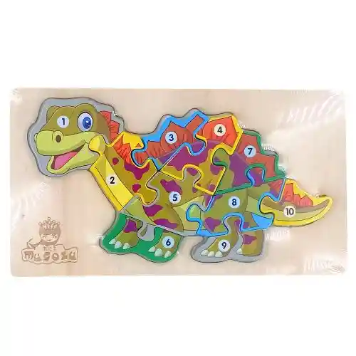 Rompecabezas Didactico - Stegonsaurus Numeros, Pequeño