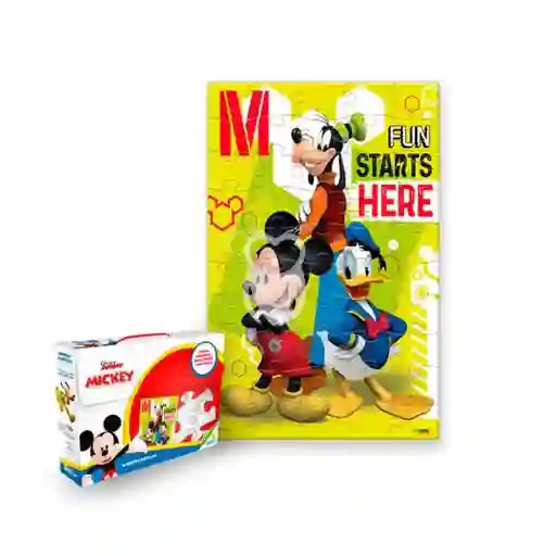 Rompecabezas Gigante X 50 Piezas Mickey