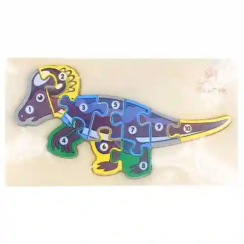 Rompecabezas Didactico - Paphycephalosaurus Numeros, Pequeño