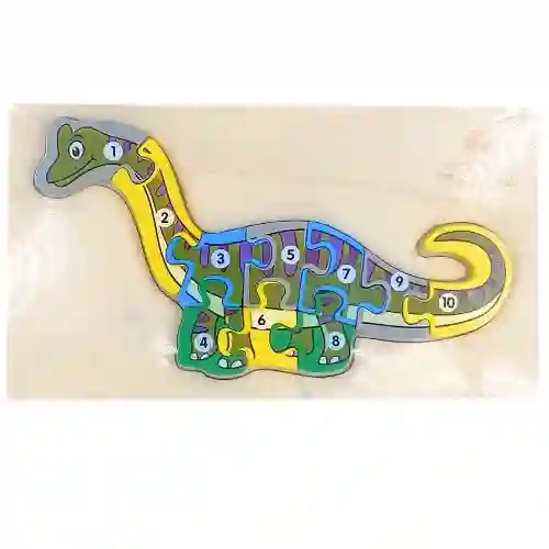 Rompecabezas Didactico - Brachiosaurus Numeros, Pequeño