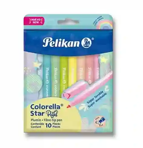 Marcadores X 12 Pelikan Colores Pasteles