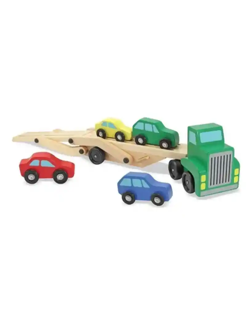Camión Transportador De Autos De Madera – Double Decker