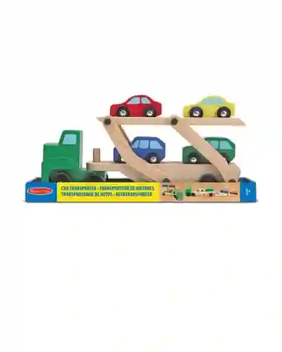 Camión Transportador De Autos De Madera – Double Decker