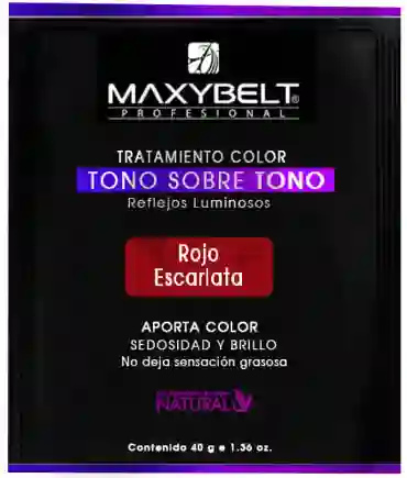 Maxybelt Sachet Tono Sobre Tono Rojo Escarlata