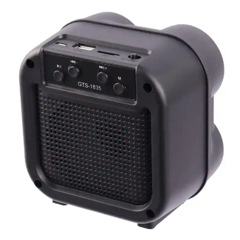 Parlante Bluetooth Greatnice Gts-1835 Luces Led Flame Light – Usb, Fm, Recargable
