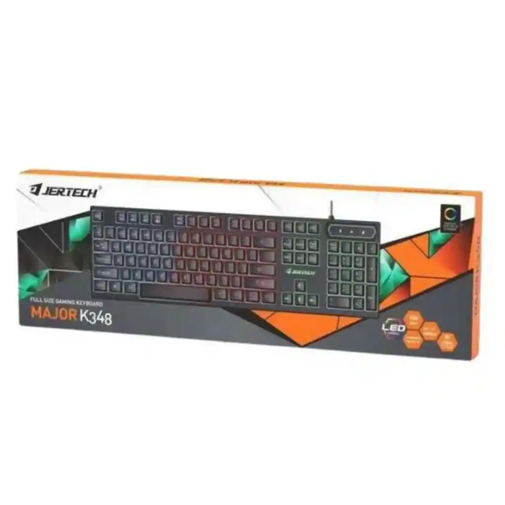 Teclado Membrana Gamer Rgb Jertech K348