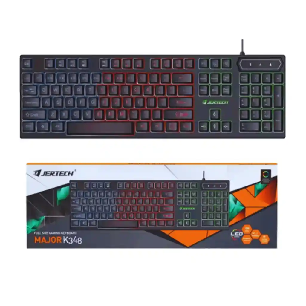 Teclado Membrana Gamer Rgb Jertech K348