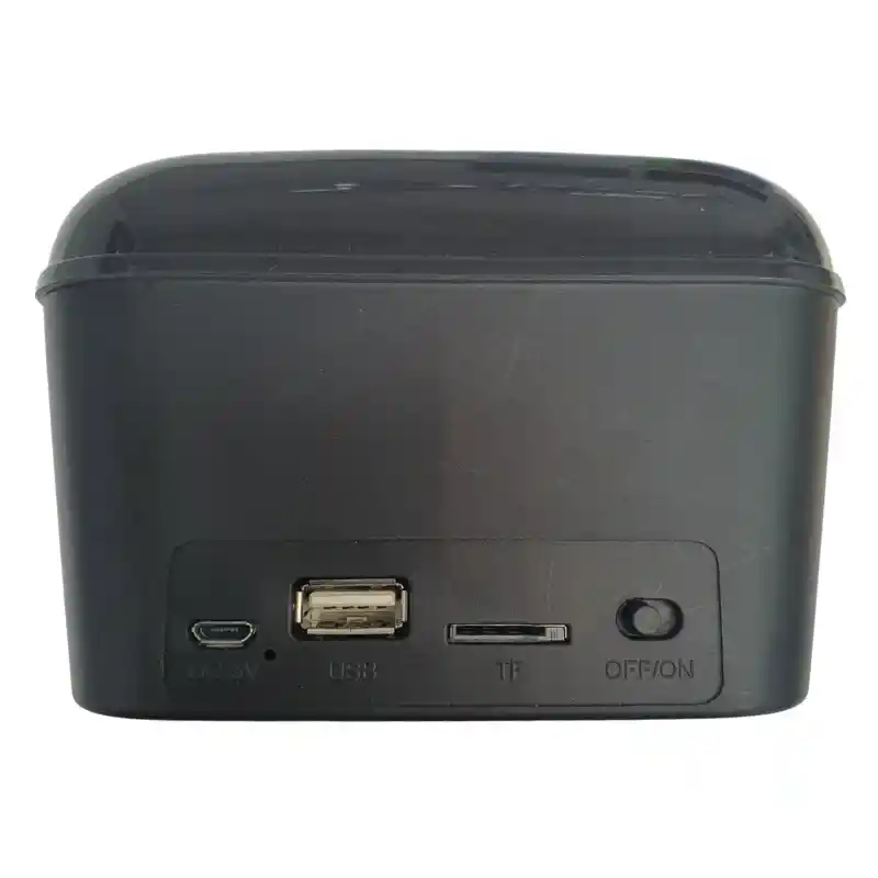 Parlante Bluetooth Greatnice Gts-1373 Con Luces Led Multicolor Y Radio Fm