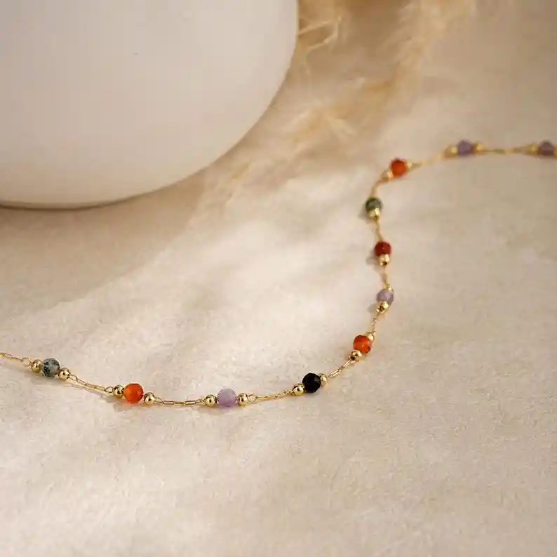 Collar Gemas Preciosas