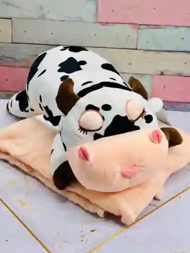 Peluche Con Cobija Edicion Vaquita
