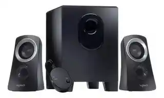 Parlantes Logitech Z313, Altavoces 2.1 De Sonido Potente Y Equilibrado Color Negro