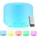 Humidificador Difusor De Aroma Grande 1000ml Con 7 Tonos Luz Led, Blanco Incluye 1 Esencia Hidrosoluble