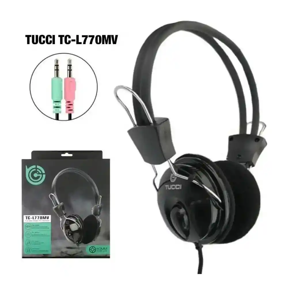 Diadema Alámbrica Con Micrófono | Tc-l770mv